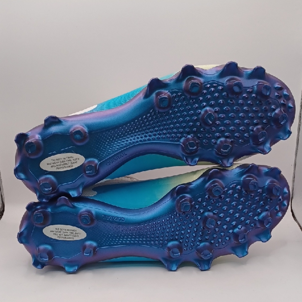 NEW New Balance Feeeze LX V4 Lacrosse Cleats-White/Blue/Purple Size M:8.5 W:10 - Picture 4 of 13